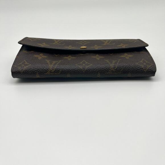 LOUIS VUITTON Monogram Leather Long Wallet with CERTIFICATE of AUTHENTICATION - Picture 12 of 16